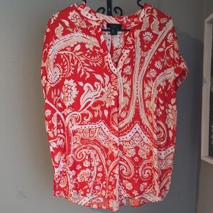 RACHEL Rachel Roy Vibrant Blouse XL